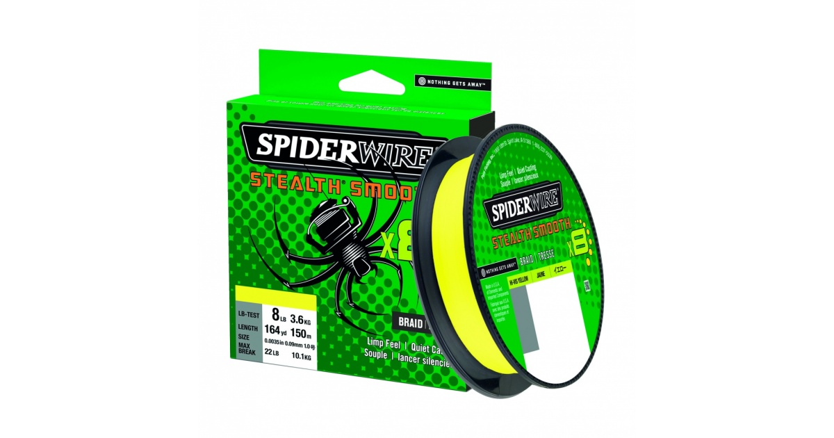 Spiderwire Stealth Smooth 8 Yellow