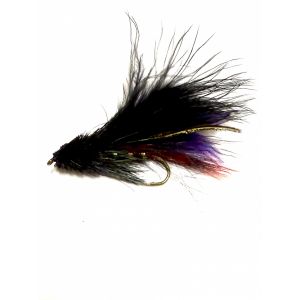 Muddler Musta/violetti #4