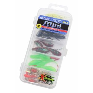 Patriot Ice Mini Pilkkijigilajitelma KIT-6 (25jigiä, 2 morria ja vieherasia)