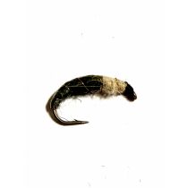 Larva Dark Olive / White #12