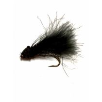 Muddler Musta/hopea #6