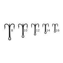 Mustad 73028 3-haara 10kpl