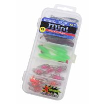 Patriot Ice Mini Pilkkijigilajitelma KIT-7 (25jigiä, 2 morria ja vieherasia)