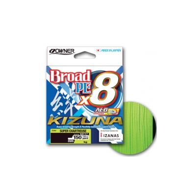 Owner Kizuna 8-Braid Super Chartreuse 135m