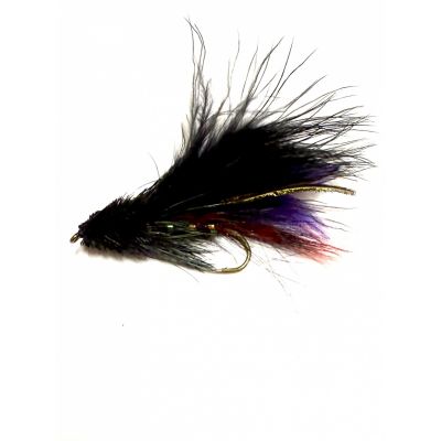 Muddler Musta/violetti #4