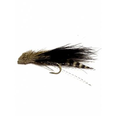 Muddler Musta/hopea #4