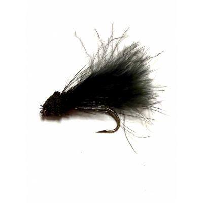 Muddler Musta/hopea #6