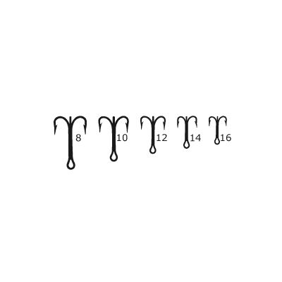 Mustad 73028 3-haara 10kpl