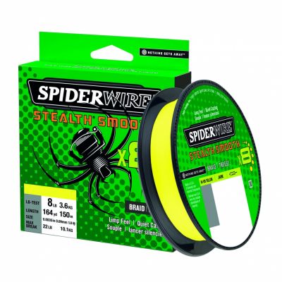 Spiderwire Stealth Smooth 8 Hi-Vis Yellow 150m